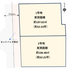 寝屋川市三井南町　土地分譲地